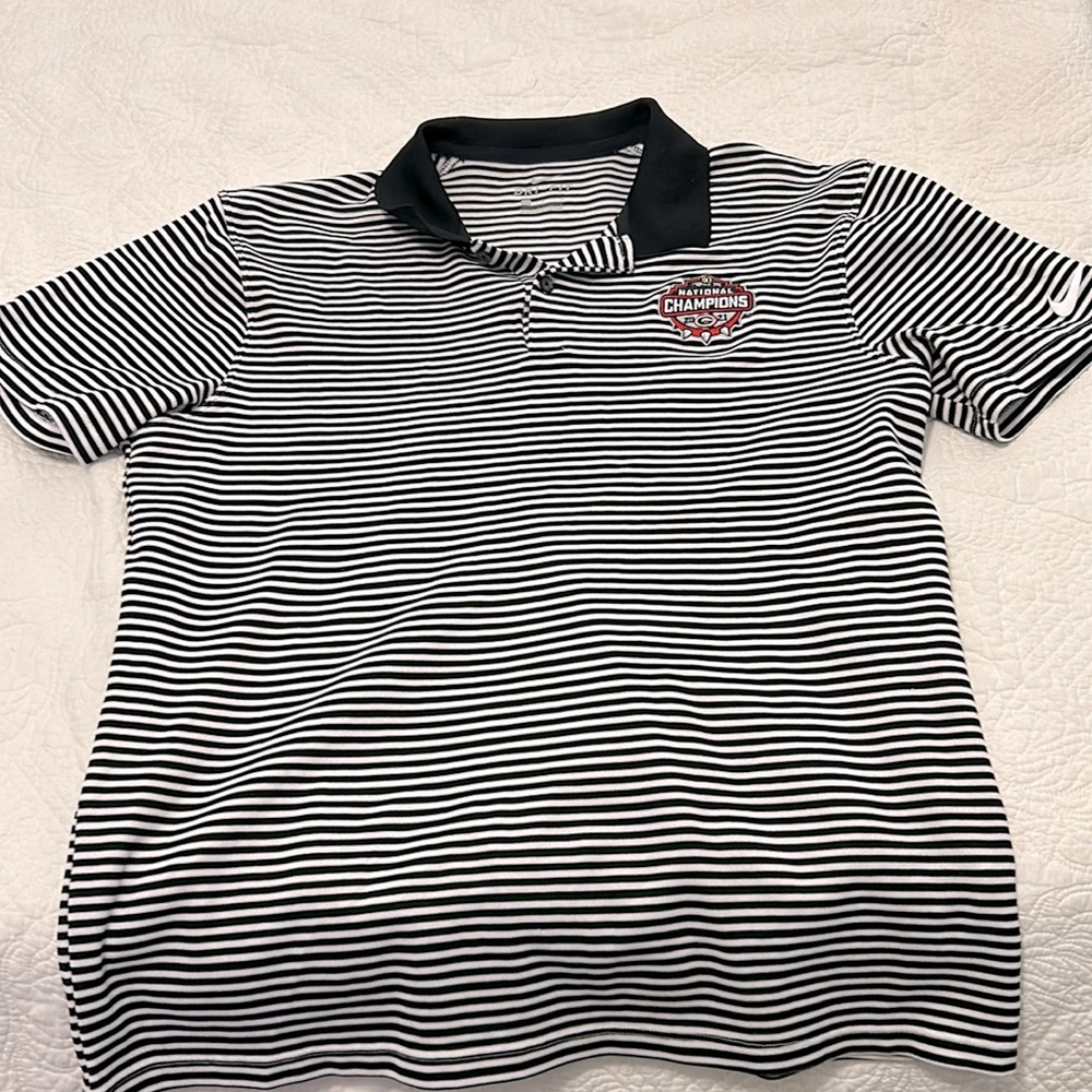 Nike dri-fit 2021 UGA national championship 2021 polo